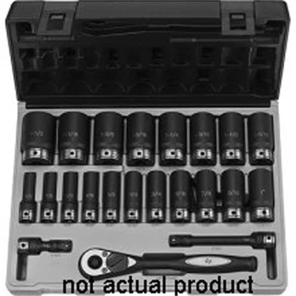 1/2" Drive, 6-Point SAE Socket, 1/2 Drive X 7/8 Deep Duo-Socket - 6 Point